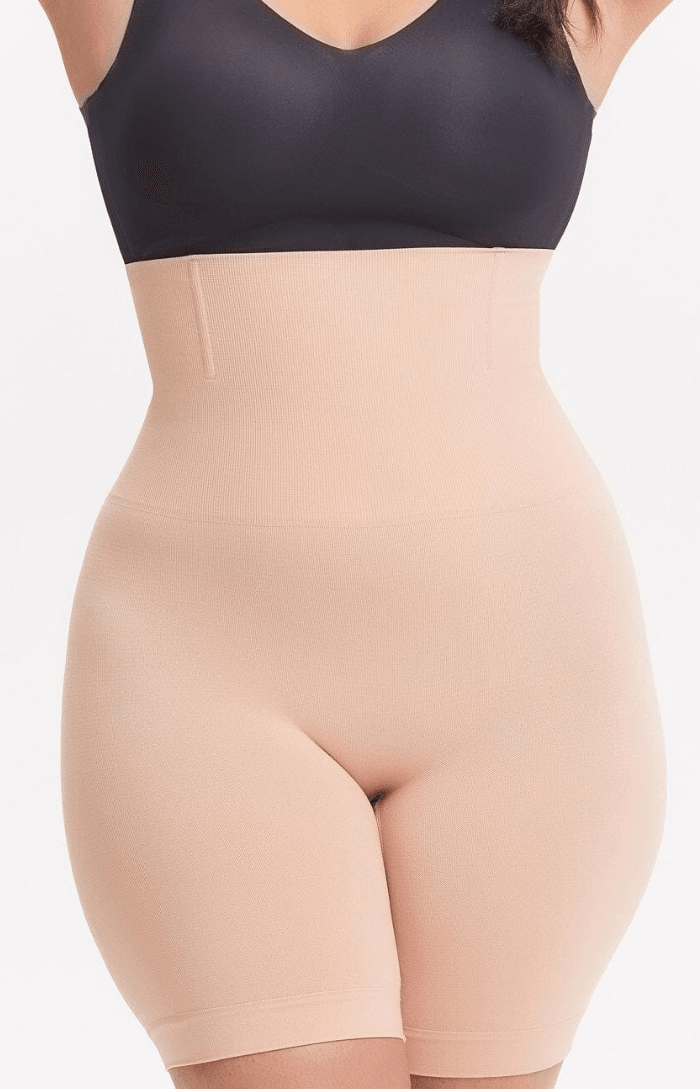 Formbildende Shapewear Shorts mit hoher Taille